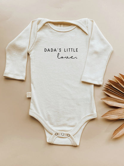 Baby Dada's Little Love Long-Sleeve Organic Cotton Bodysuit