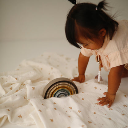 Organic Cotton Muslin Swaddle Blanket