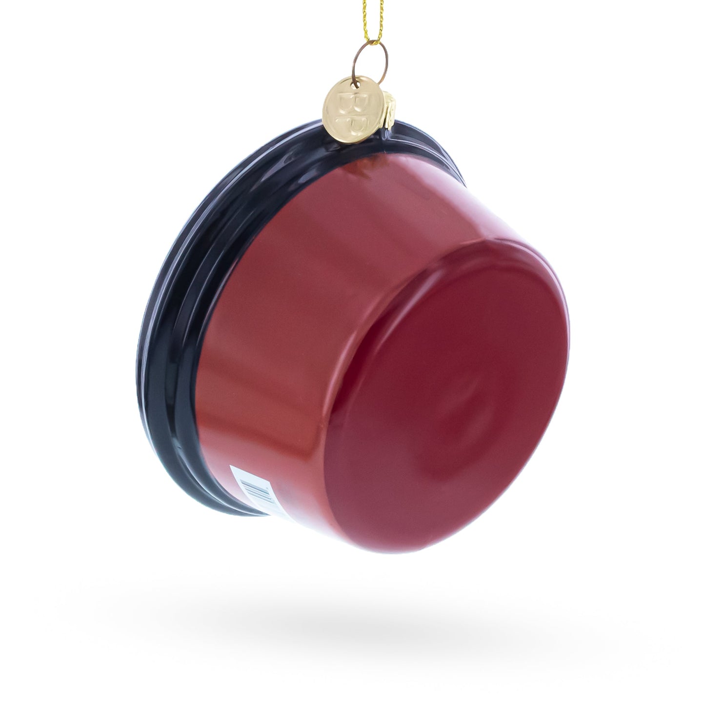 Hummus Glass Christmas Ornament