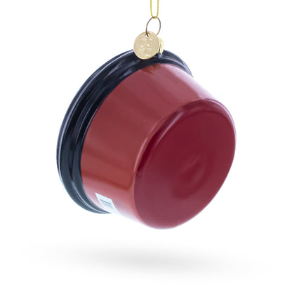 Hummus Glass Christmas Ornament