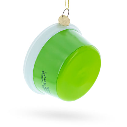 Traditional Guacamole Glass Christmas Ornament