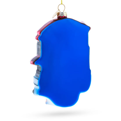 Iconic New York Landmarks Glass Christmas Ornament