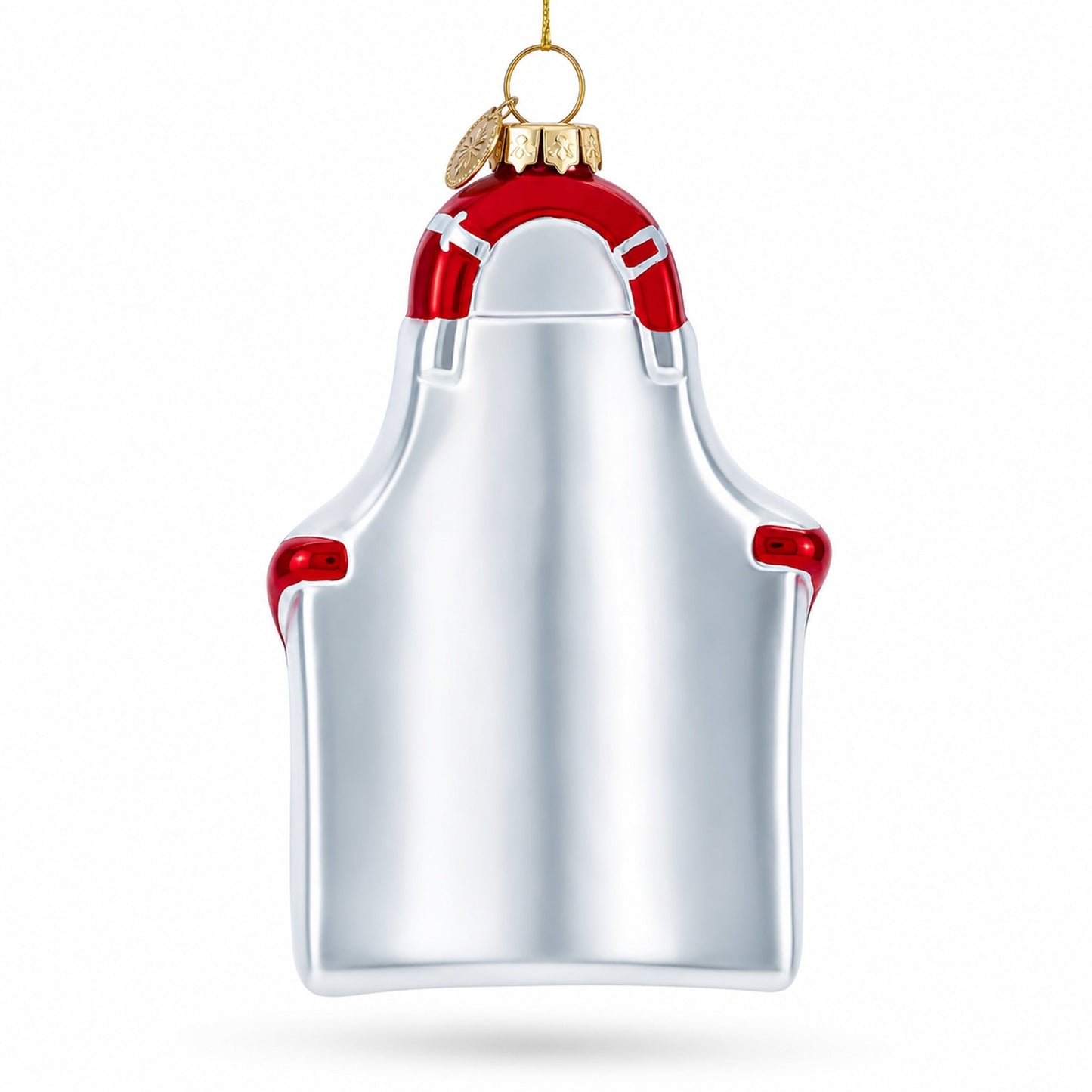 Baker’s Apron Glass Christmas Ornament