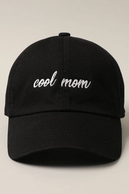 COOL MOM Embroidery Baseball Hat