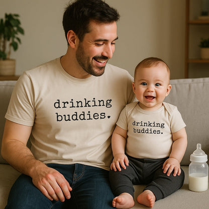 adult graphic tee | drinking buddies