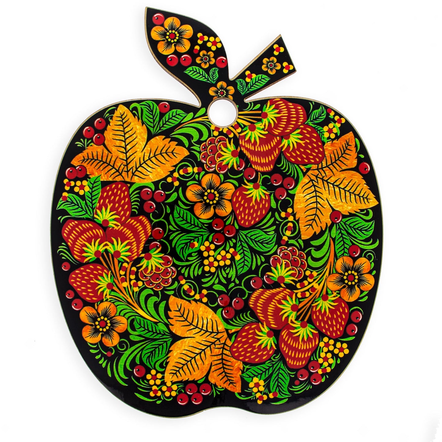 Floral Theme Decorative Wooden Cutting Board
