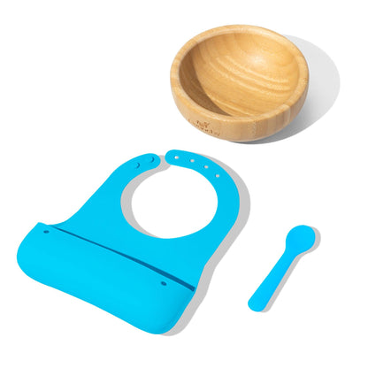 Early Feeding Silicone Bibs Gift Set