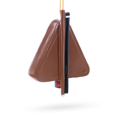 Billiards Pool Table Rack with Balls Resin Christmas Ornament