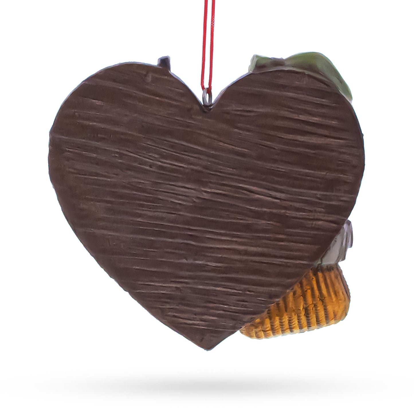 Let’s Go Fishing Heart Shape Fisherman Gear Resin Christmas Ornament