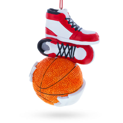 Basketball Shoe Shoot Score Sports Resin Christmas Ornament