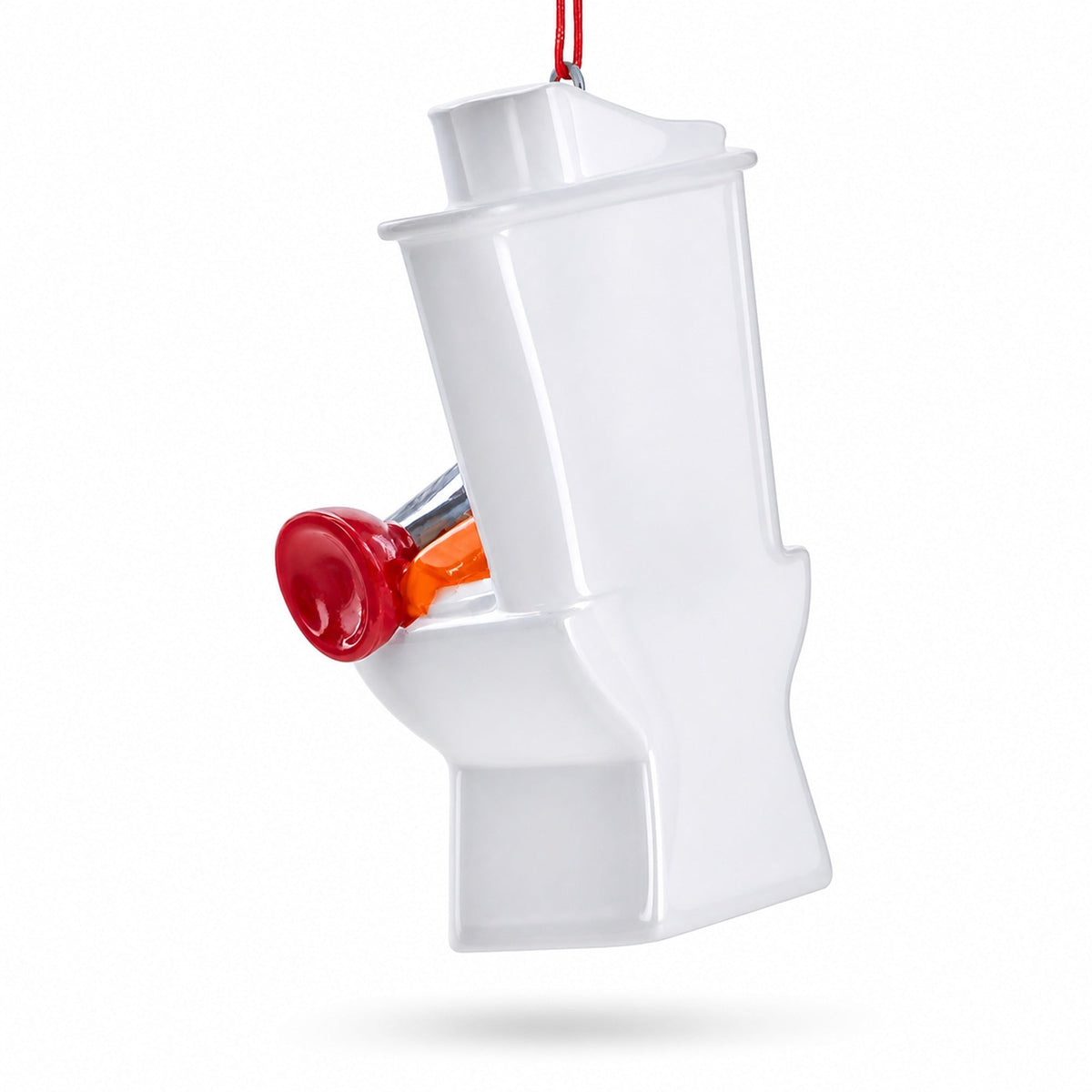 Plumber’s Throne Toilet and Tools Resin Christmas Ornament