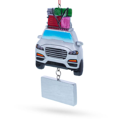 Are We There Yet Family Vacation Road Trip Resin Christmas Ornament