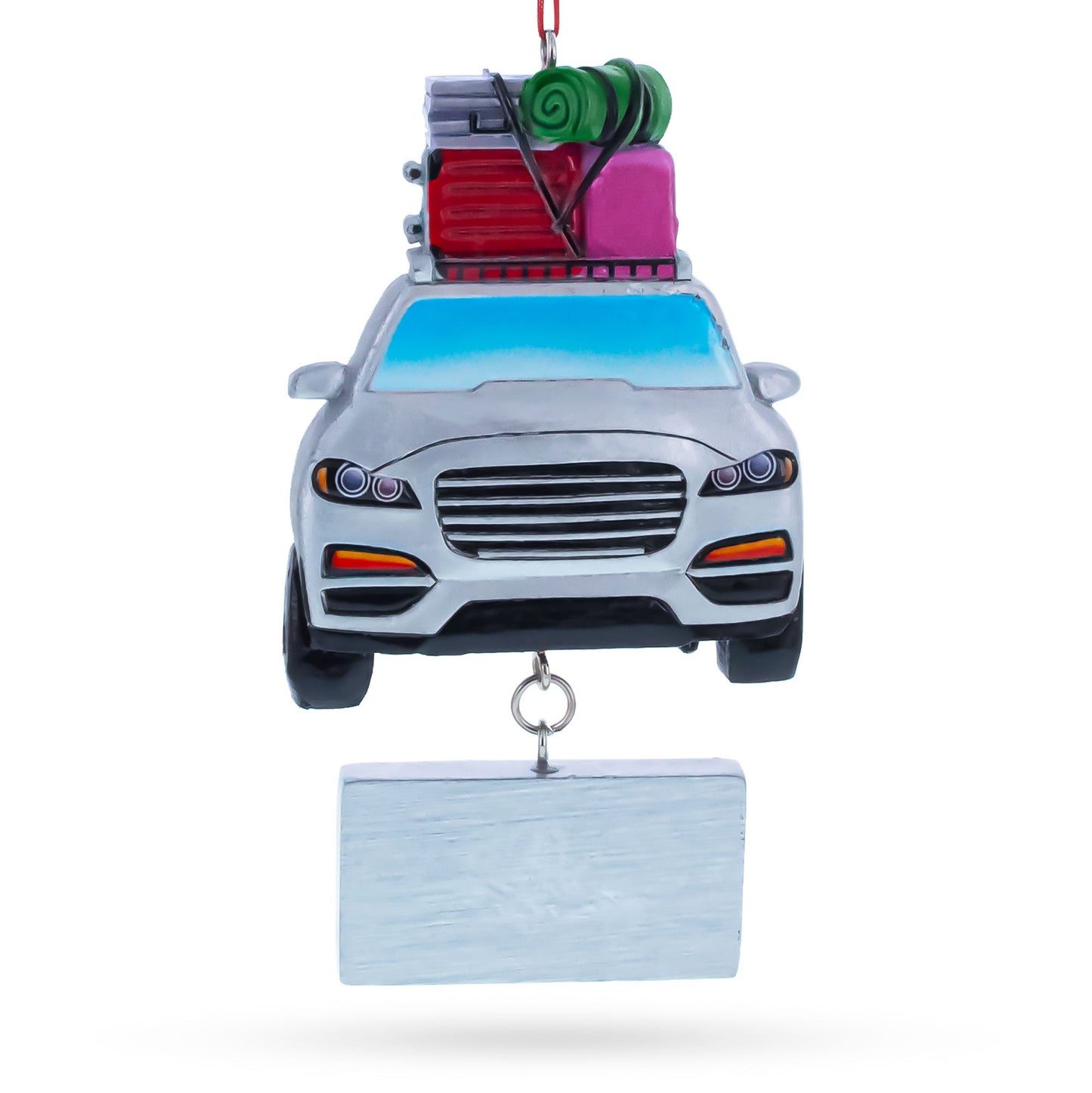 Are We There Yet Family Vacation Road Trip Resin Christmas Ornament