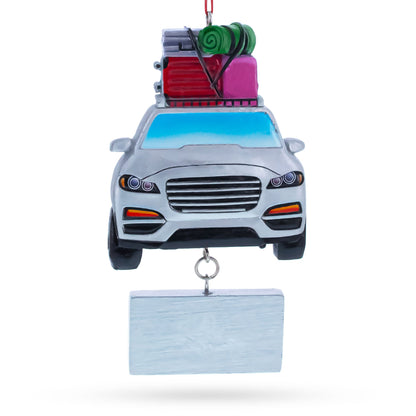 Are We There Yet Family Vacation Road Trip Resin Christmas Ornament