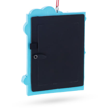 Baby Boy First Christmas Photo Frame Resin Christmas Ornament