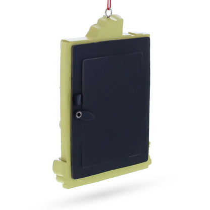 Patriotic Army Camouflage Photo Frame Resin Christmas Ornament