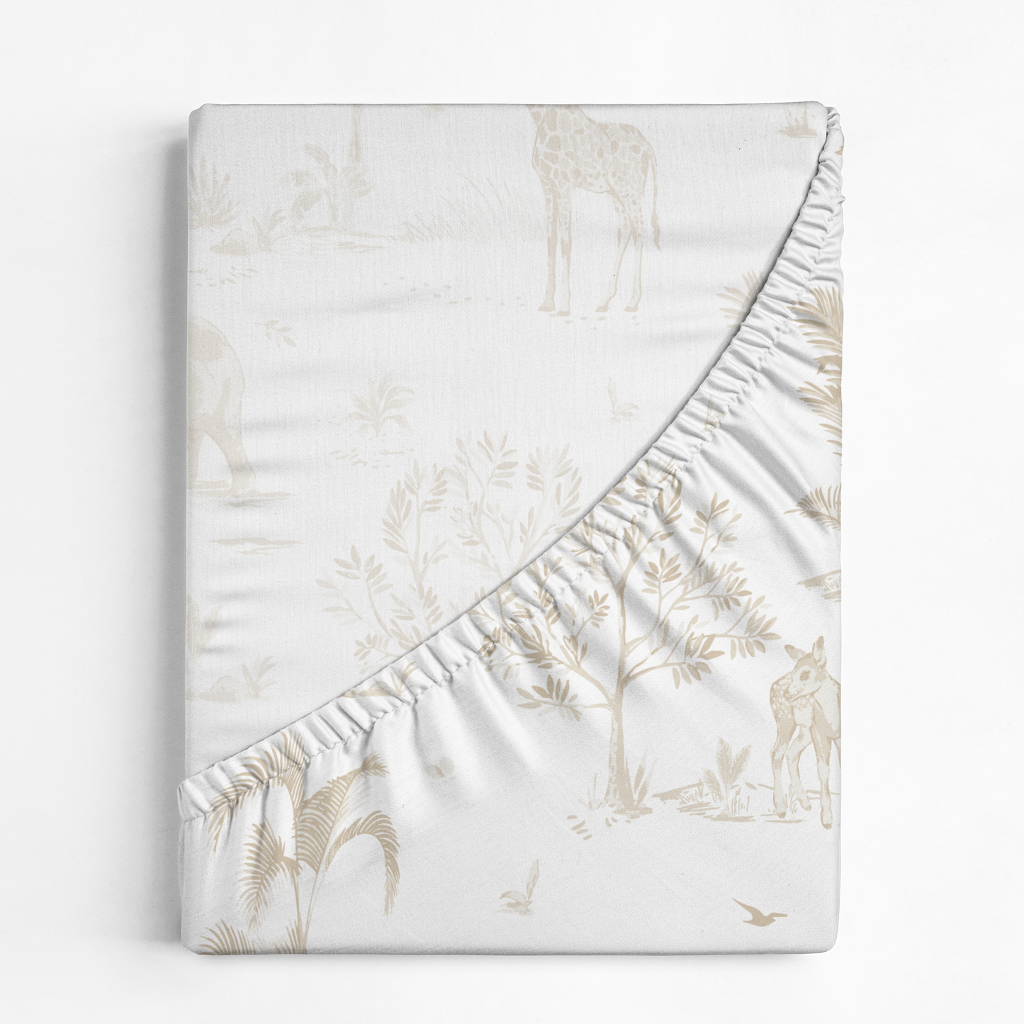 Organic Crib Sheet - Safari