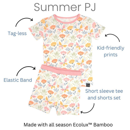 Summer PJ - Little Slugger Aqua