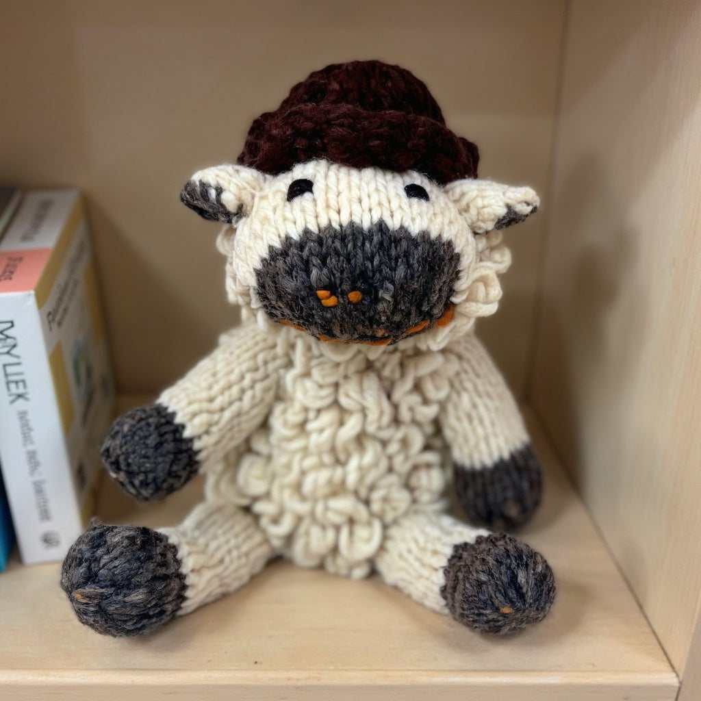Wool Knit Buddy  | Sawyer the Sheep