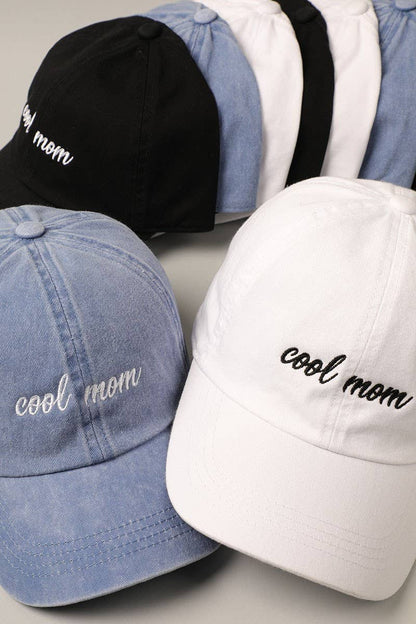COOL MOM Embroidery Baseball Hat