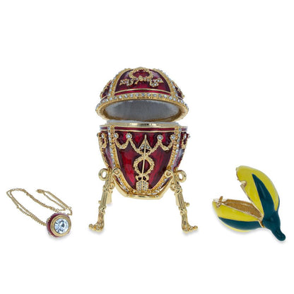 1895 Rosebud Royal Imperial Metal Easter Egg