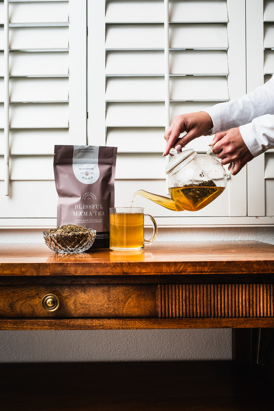 Blissful Mama Tea: Herbal Blend for Peace, Calm and Sleep During Pregnancy