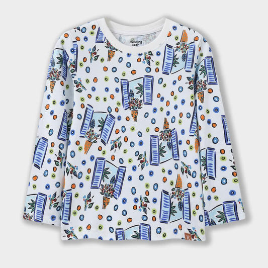 Floral Windows Long Sleeve Tee