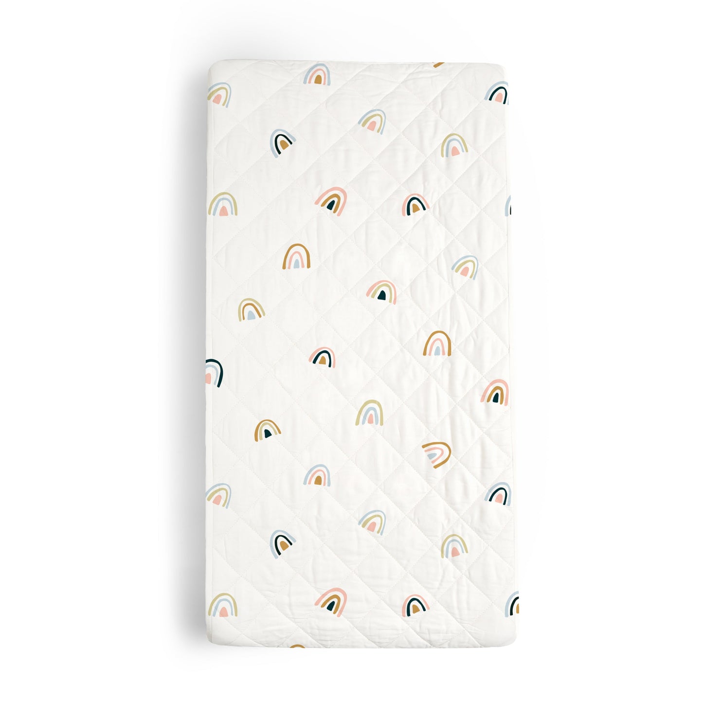 Organic Changing Pad Cover - Rainbow