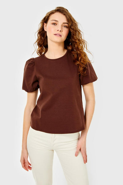 Noemie Top - Chicory Coffee