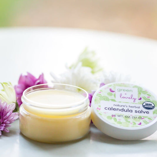 Nature's Herbal Calendula Salve, Organic - Eczema Cream - Multi-use Skin Cream, 2 oz