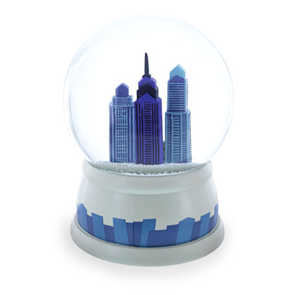 Philadelphia Skyline Glass Water Snow Globe
