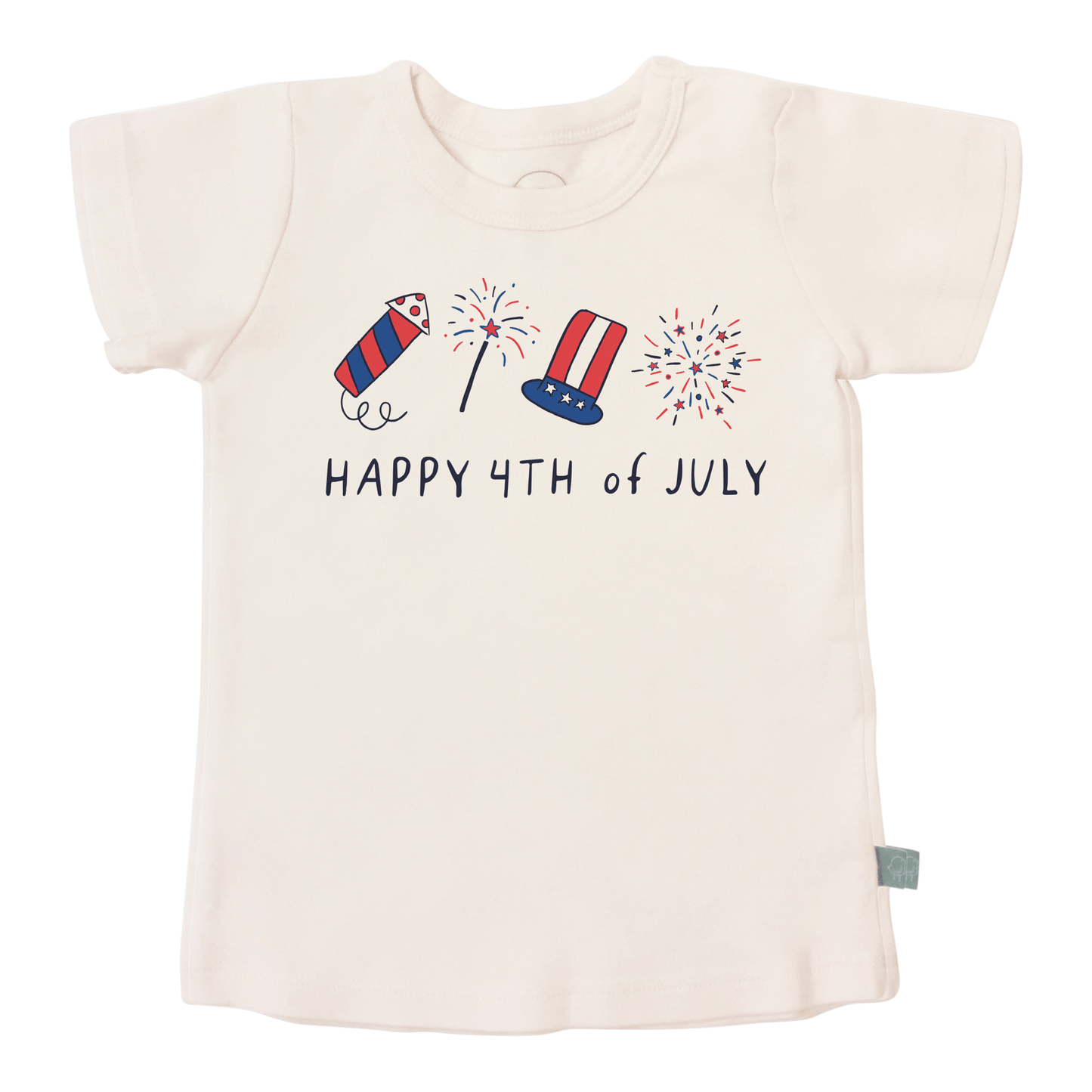 graphic tee | happy 4th of july rocket