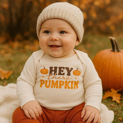 graphic bodysuit | hey there pumpkin (long sleeve)