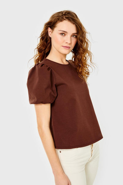 Noemie Top - Chicory Coffee