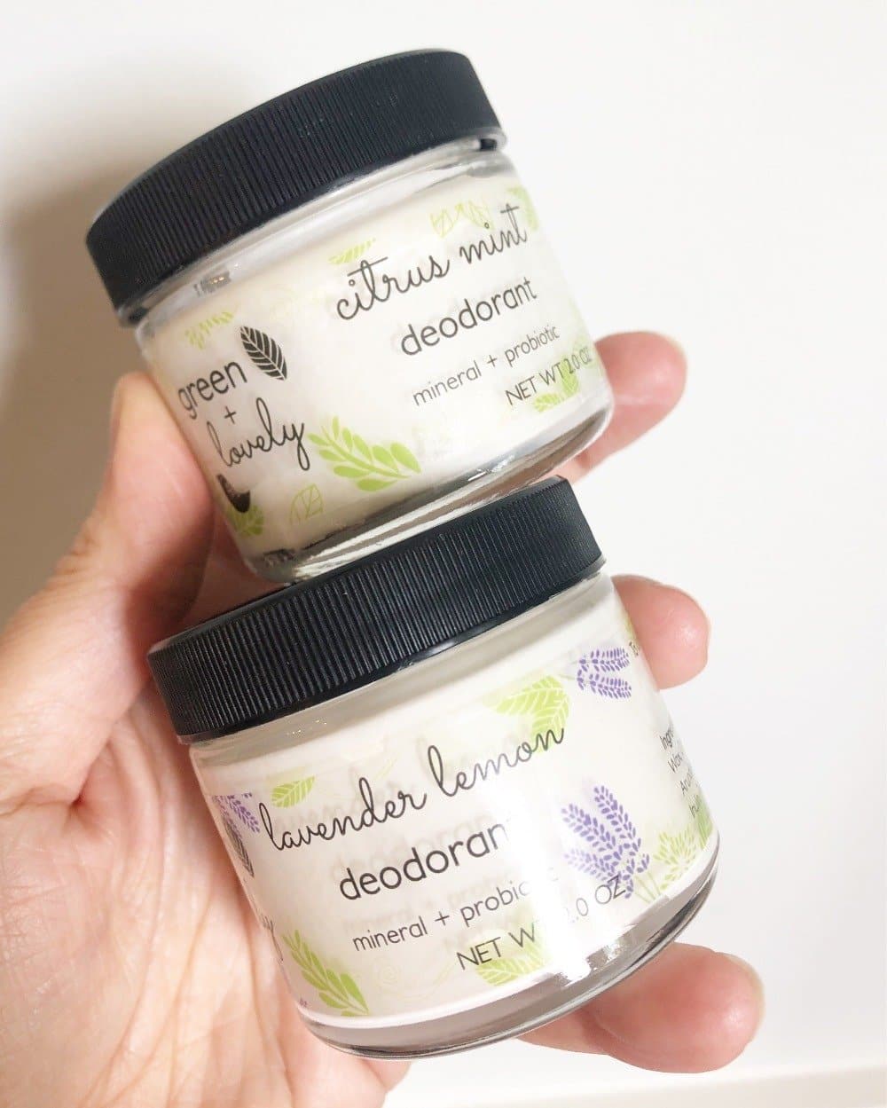 DEODORANT Lavender Lemon - Mineral + Probiotic - Vegan