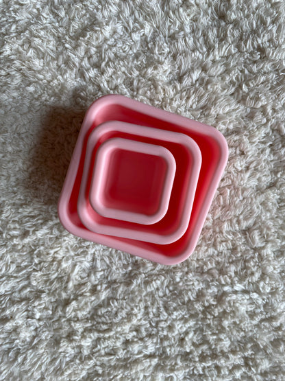 Silicone Bento box Set/set of 3