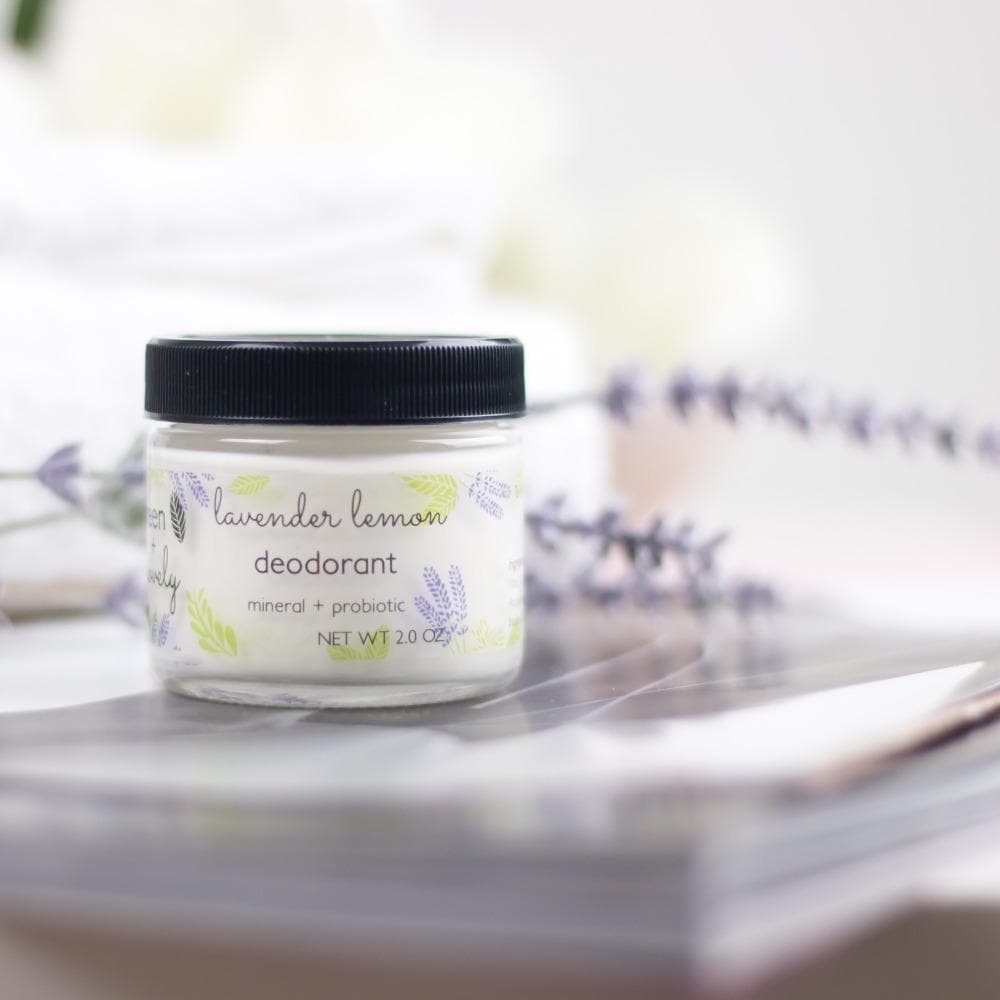 DEODORANT Lavender Lemon - Mineral + Probiotic - Vegan