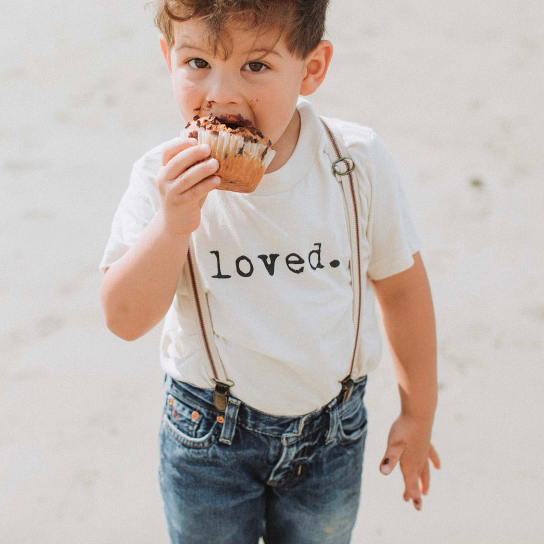 Toddler loved. Organic Cotton Graphic Tee