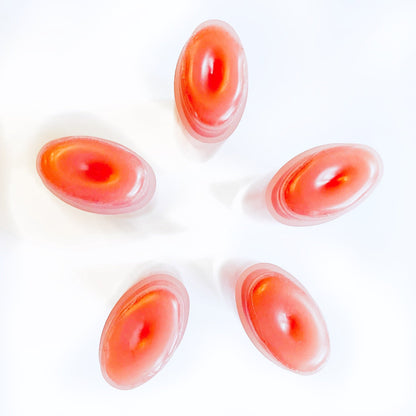 Strawberries n Cream Organic Lip Butter -  Lightly Tinted Shea Lip Butter Balm - 0.15 oz