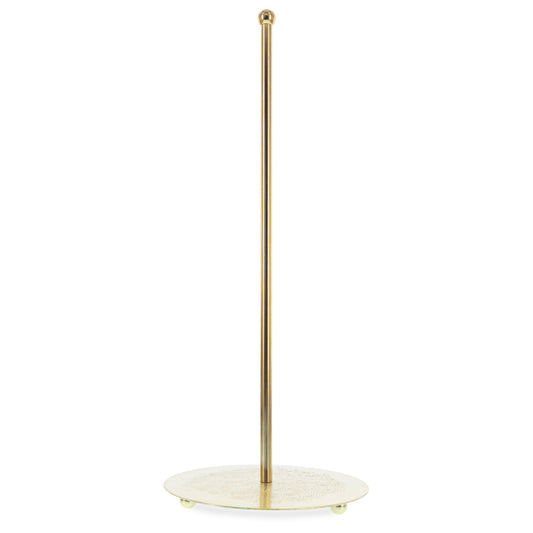 Ornate Gold Metal Rod Tree Topper Stand Display Stand 10 Inches (Taiwan)