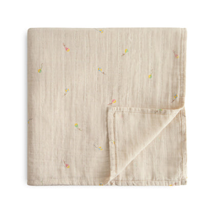 Organic Cotton Muslin Swaddle Blanket