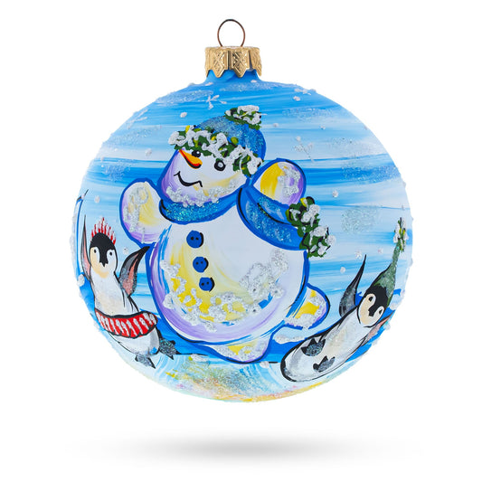 Glass Ball Christmas Ornament 4 Inches