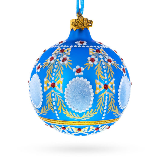 1908 Regal Alexander Palace Royal Glass Ball Christmas Ornament 3.25 Inches