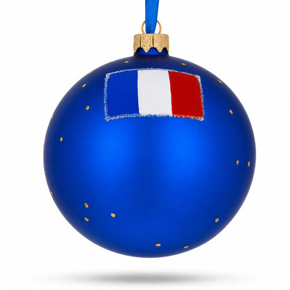 Louvre Museum, Paris, France Glass Ball Christmas Ornament 4 Inches