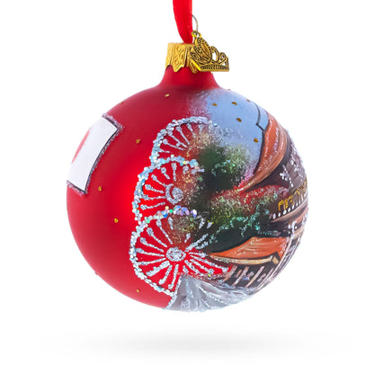 Meiji Jingu Shrine, Tokyo, Japan Glass Ball Christmas Ornament 3.25 Inches
