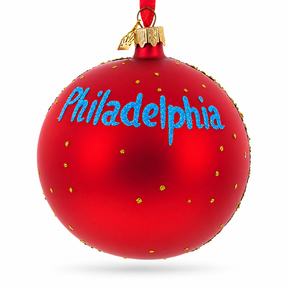 Eastern State Penitentiary History Museum, Philadelphia, Pennsylvania, USA Glass Ball Christmas Ornament 4 Inches