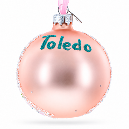 Toledo Museum of Art, Toledo, Ohio, USA Glass Ball Christmas Ornament 3.25 Inches