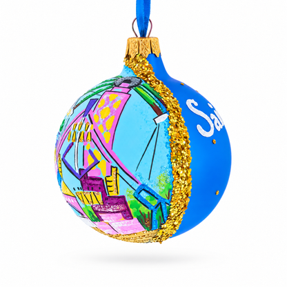 State Fair, St Paul, Minnesota, USA Glass Ball Christmas Ornament 3.25 Inches