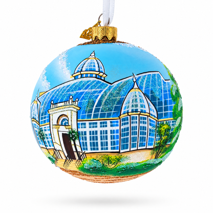 Franklin Park Conservatory and Botanical Gardens, Columbus, Ohio, USA Glass Ball Christmas Ornament