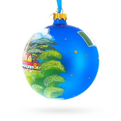 Florence, Italy Glass Ball Christmas Ornament 4 Inches